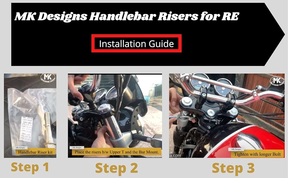 Handle Bar Riser Installation Guide
