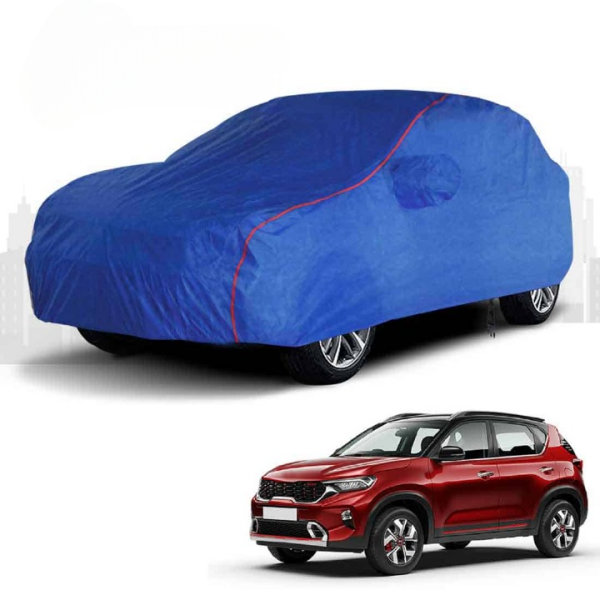Polco KIA Sonet Car Cover with Antenna Cover, Mirror Pockets and 100% Water Repellent (N-Series)