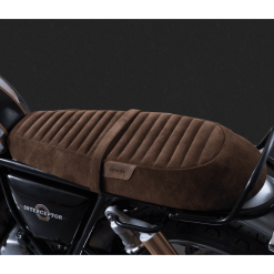Tobacco Brown Touring Seat for Royal Enfield Interceptor 650 / Gt 650
