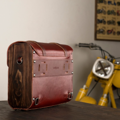 Cherry Red Heritage Pannier Bag