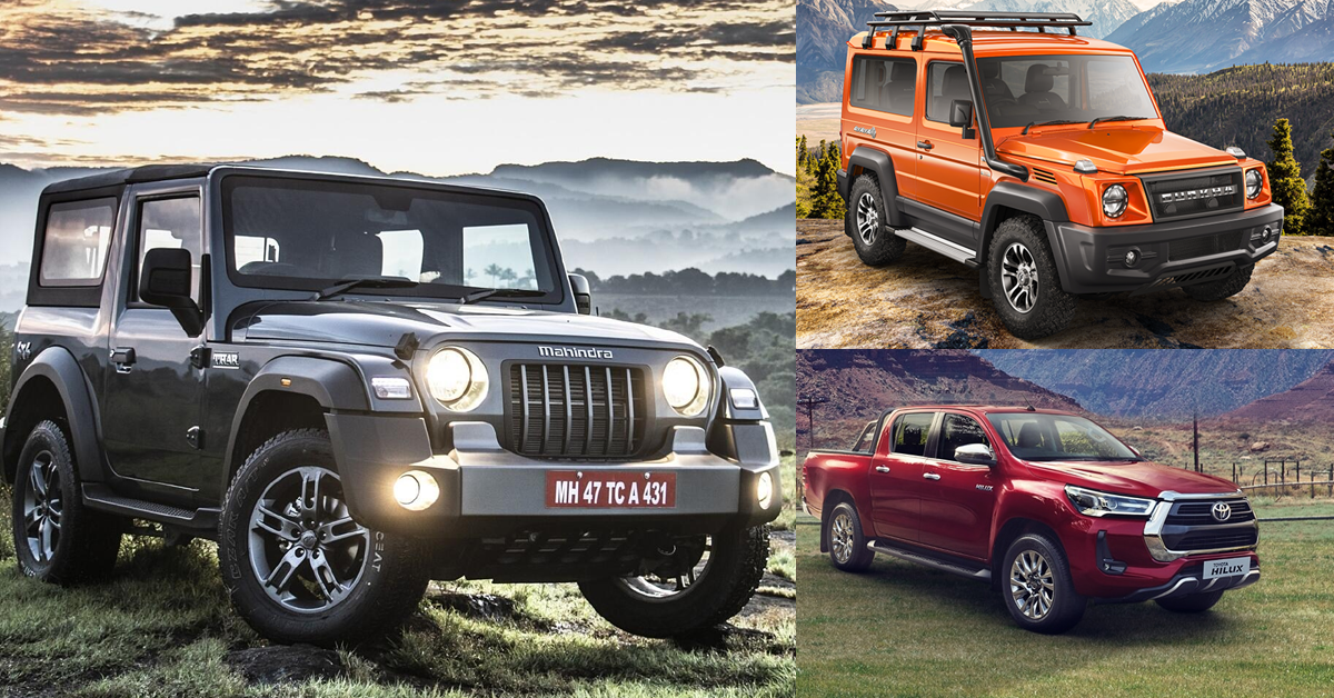 4X4 Cars In India