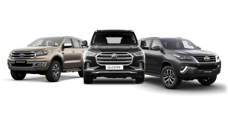 Battle of the Big Suvs – Toyota Fortuner Vs Ford Endeavour Vs Mg Gloster