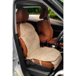 Elegant Caper Cool Pad Full Car Seat Cushion Beige Colour