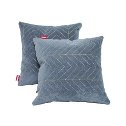 Elegant Comfy Cushion Grey Line Design Pillow