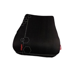 Elegant Zig Memory Foam Full Slim Back Support Car Pillow - Black