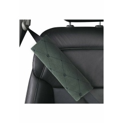 Elegant Fabric Seat Belt Shoulder Pads Grey E