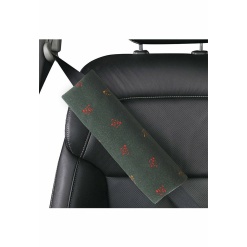 Elegant Fabric Seat Belt Shoulder Pads Grey Fly