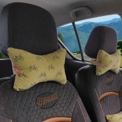 Elegant Comfy Car Neck Rest Pillow Beige