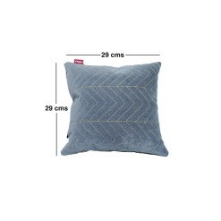 Elegant Comfy Cushion Grey Line Design Pillow