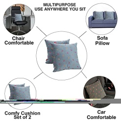 Elegant Comfy Cushion Grey Fly Design Pillow
