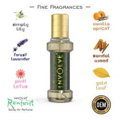 Involve Rainforest Simple Lily Scent Car Perfume