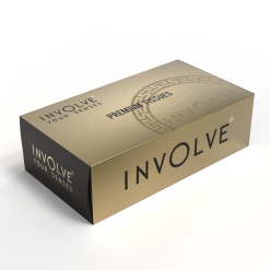 Involve  Tissue Box | Premium Gold | Pack of 3 | Super Soft Face Tissue - ITB02