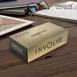Involve Tissue Box | Premium Gold | Pack of 3 | Super Soft Face Tissue-ITB02