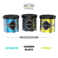 Involve Gel Can Carbon Black Air Freshener with DrivFRESH