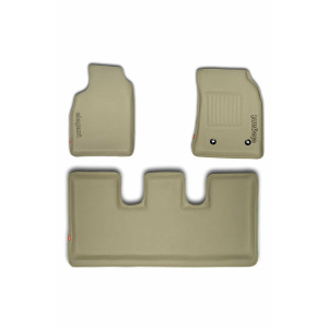 Elegant Sportivo 3D Car Floor Mat I-Grey Compatible With Mahindra Thar 2013-2015