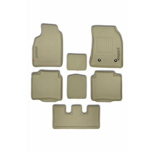 Elegant Sportivo 3D Car Floor Mat I-Grey Compatible With Toyota Innova Crysta