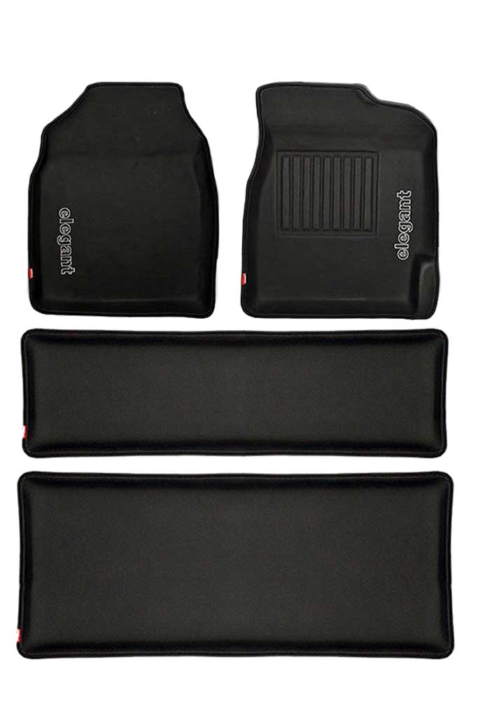 Elegant Sportivo 3D Car Floor Mat Black Compatible With Mahindra Scorpio 2014-2015