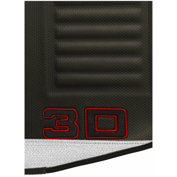 Elegant Diamond 3D Car Floor Mat Black and Silver Compatible With Mahindra Scorpio 2014-2015