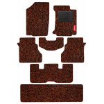 Elegant Grass PVC Car Floor Mat Tan and Brown Compatible With Tata Safari Dicor