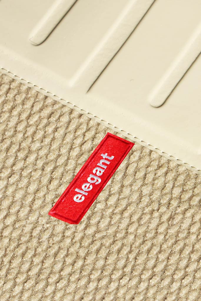 Elegant Popcorn Carpet Car Floor Mat Beige Compatible With Ford Endeavour 2015 Onwards
