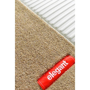Elegant Spike Carpet Car Floor Mat Beige Compatible With Hyundai Eon