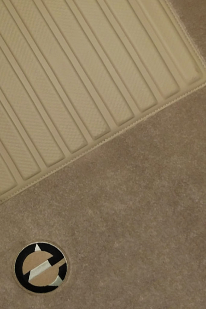 Elegant Royal 3D Car Floor Mat Beige Compatible With Maruti Ertiga 2018 Onwards