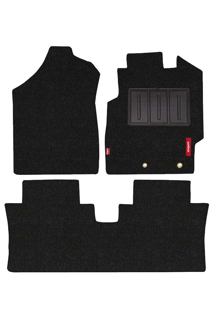 Elegant Carry Carpet Car Floor Mat Black Compatible With Mahindra Thar 2016-2019