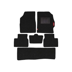 Elegant Carry Carpet Car Floor Mat Black Compatible With Hyundai Santa Fe