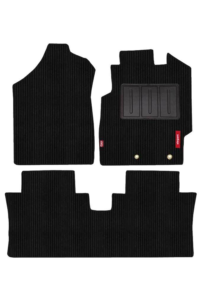 Elegant Cord Carpet Car Floor Mat Black Compatible With Mahindra Thar 2020 Onwards