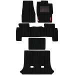 Elegant Cord Carpet Car Floor Mat Black Compatible With Mahindra Xuv500