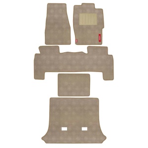 Elegant Jewel Anthra Carpet Car Floor Mat Beige Compatible With Mahindra Scorpio 2014-2015