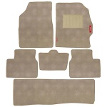Elegant Jewel Anthra Carpet Car Floor Mat Beige Compatible With Mitsubishi Outlander