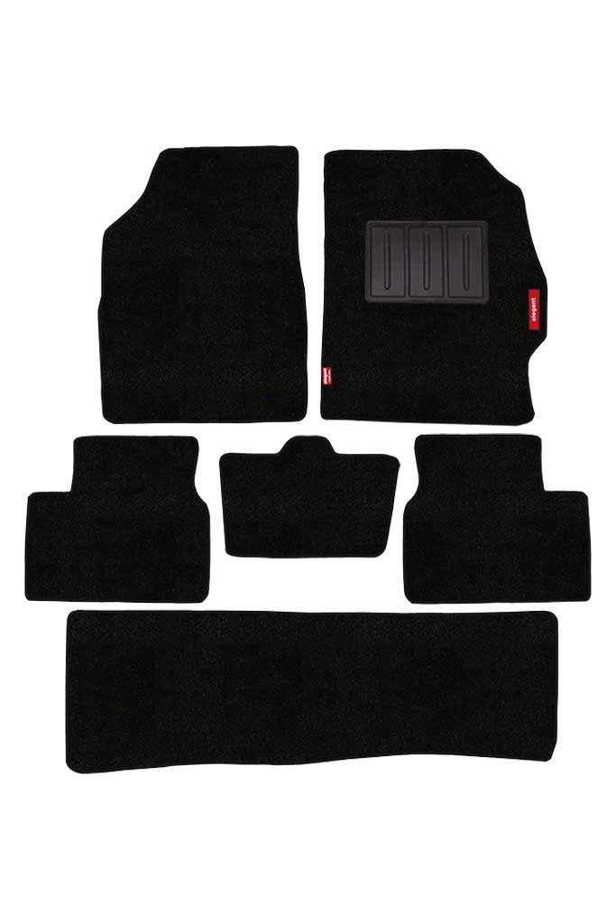 Elegant Miami Luxury Carpet Car Floor Mat Black Compatible With Land Rover Discovery 7 Seater