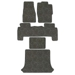 Elegant Printed Carpet Car Floor Mat Black Compatible With Mahindra Scorpio N 2022 Onwards