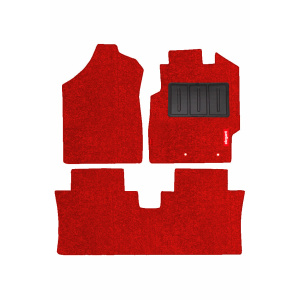 Elegant Miami Luxury Carpet Car Floor Mat Red Compatible With Mahindra Thar 2020 Onwards