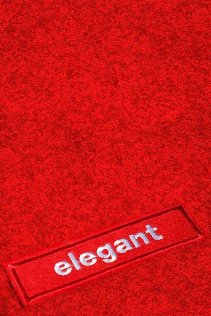 Elegant Miami Luxury Carpet Car Floor Mat Red Compatible With Kia Carens 7 Seater