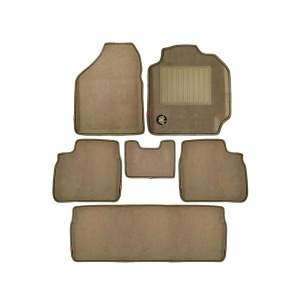 Elegant Royal 3D Car Floor Mat Beige Compatible With Land Rover Discovery 7 Seater