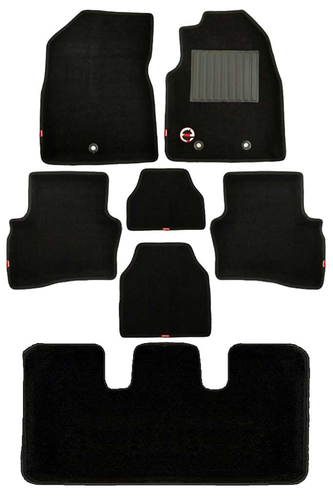 Elegant Royal 3D Car Floor Mat Black Compatible With Tata Safari Dicor