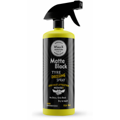 Wavex Matte Black Tyre Dressing Spray Polish 1L