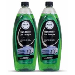 Wavex Foam Wash Car Shampoo 1 LTR + 1 LTR (Set of Two) pH Neutral, Extreme Suds Snow White Foam, Highly Effective on Dust and Grime