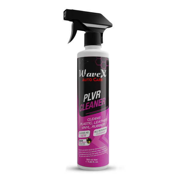 Wavex PLVR Plastic Leather Vinyl Rubber Cleaner (350ml) Antimicrobial Car Interior Dashboard Cleaner Sanitizer