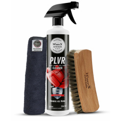 Wavex PLVR Plastic, Leather, Vinyl, Rubber Cleaner 350ml + Premium Interior Cleaning Brush + Microfiber Cloth