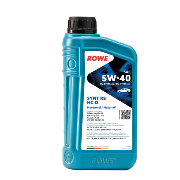 Rowe Hightec Synt RS HC-D SAE 5W-40 Engine Oil - 5L