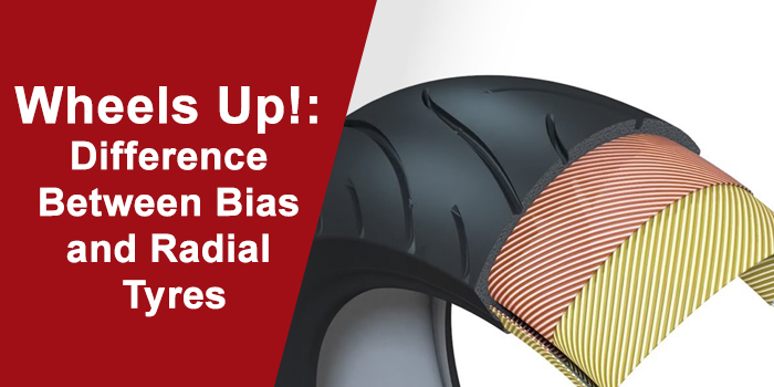 Difference between bias and radial tyres.