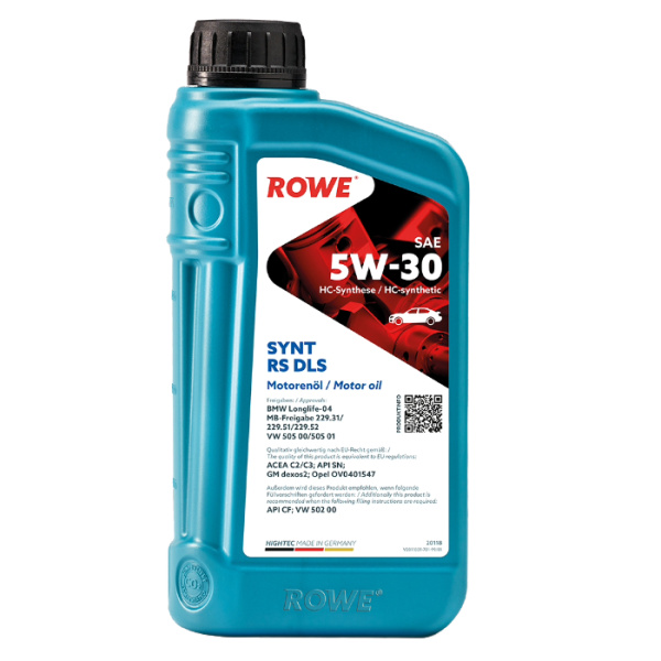 Rowe Hightec Synt RS DLS HC-Synthetic SAE 5W-30 Engine Oil - 1L