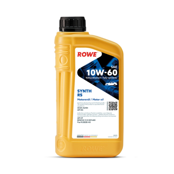 Rowe Hightec Synth RS SAE 10W-60 Fully Synthetic Engine Oil - 1L