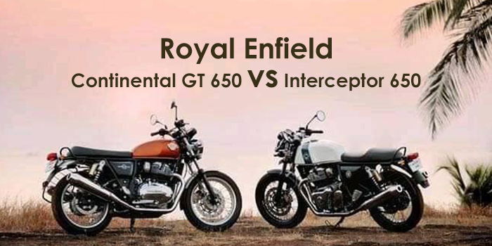 Royal Enfield Continental GT 650 vs Interceptor 650