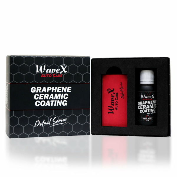 Wavex Ceramic Coating – Graphene and SIO2 Infused – 350 GSM, 40 x 40 CM ( 30 ml)