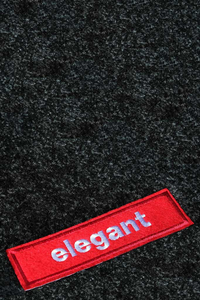 Elegant Miami Luxury Carpet Car Floor Mat Black Compatible With Volkswagen Vento