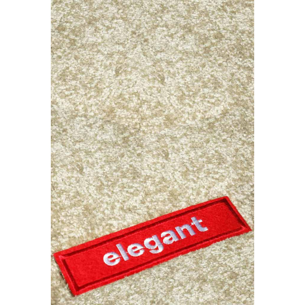 Elegant Miami Luxury Carpet Car Floor Mat Beige Compatible With Hyundai Elantra